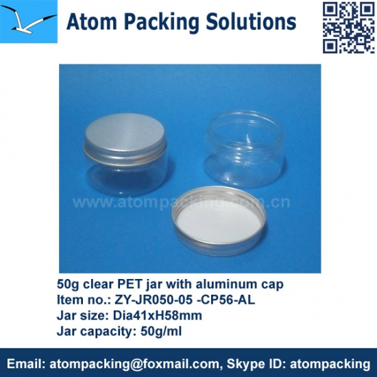 Clear PET jar