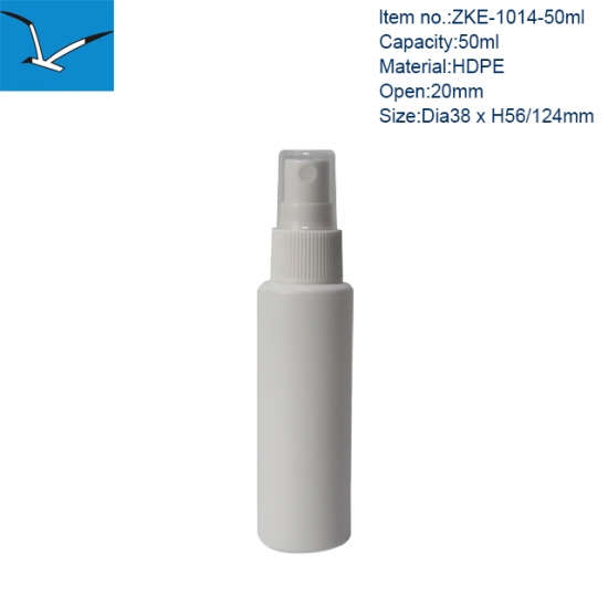 50ml taller hdpe spray bottle