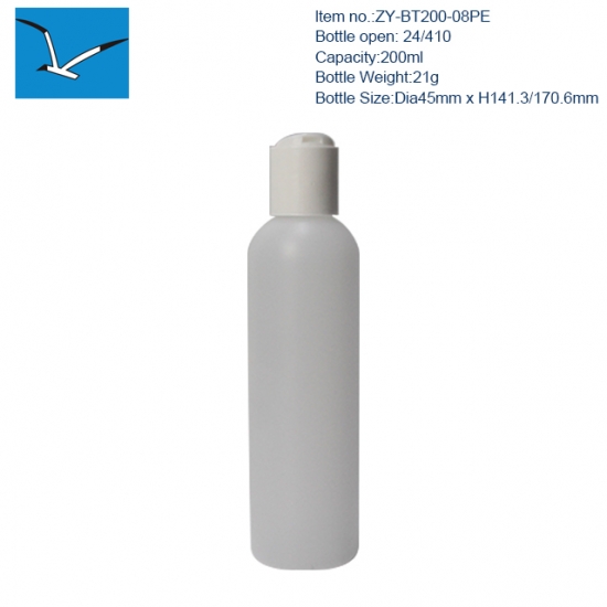 7oz 200ml HDPE bottle