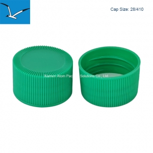 28/410 PP green circular screw cap