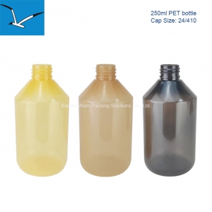 250ml inclined shoulder spray pump bottle