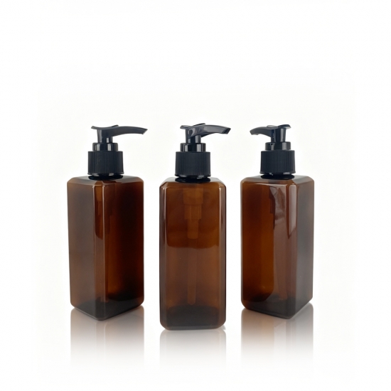 200ml 210ml PET Square Plastic Bottle